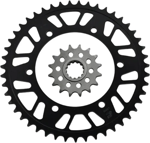 Miniatura 5 de 525 CNC 16T 46T Piñón delantero y trasero para motocicleta compatible con Yamaha FZ8 N NA 39P FZ8 S SA Fazer 8 42P FZ 8 2010-2015 (16T)