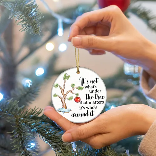 Miniatura 4 de Adornos de Navidad 2025, decoraciones de árbol de Navidad, regalos para mujeres, hombres, compañeros de trabajo, regalos de adorno de Navidad