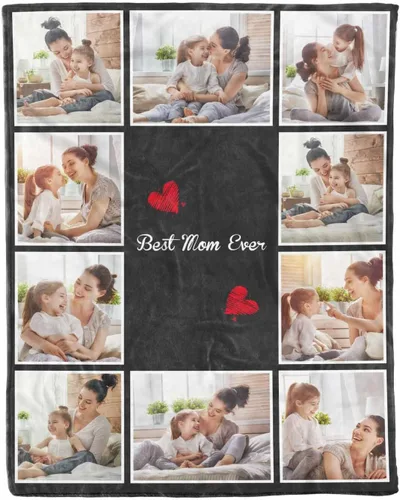 Miniatura 28 de D-Story Regalos para mamá, regalo para el día de la madre de parte de hija e hijo, manta de franela suave regalo para mamás Navidad, manta de cama