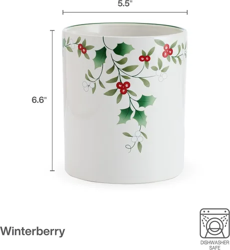 Miniatura 2 de Pfaltzgraff Winterberry Recipiente/Soporte Tipo Crock para Utensilios de Cocina