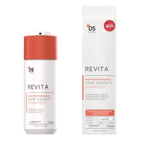 Miniatura 12 de DS Labs Revita Champú, 100 mL – Limpieza refrescante del cuero cabelludo para un aspecto más lleno, voluminizante, hidratación ligera, sin sulfato