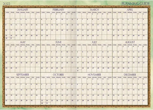 Miniatura 2 de Lang Bountiful Blessings - Agenda mensual 2022 (22991012096)