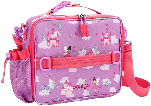 Bentgo - Bolsa de almuerzo para niños - Bolsa de almuerzo duradera, de doble aislamiento para niños de 3 años en adelante; contiene lonchera, Hadas