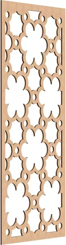 Miniatura 32 de Ekena Millwork WALW14X35X0250STGRO Southgate - Paneles de pared decorativos de madera con calado, 13 3/8 pulgadas de ancho x 34 3/8 pulgadas de rojo
