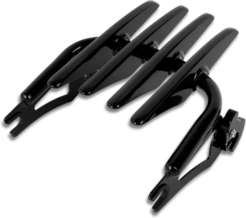 Miniatura 12 de XFMT Portaequipajes desmontable de dos plazas para motocicleta para Harley Touring Road King Street Glide Road Glide Electra Glide 2009 y posterior