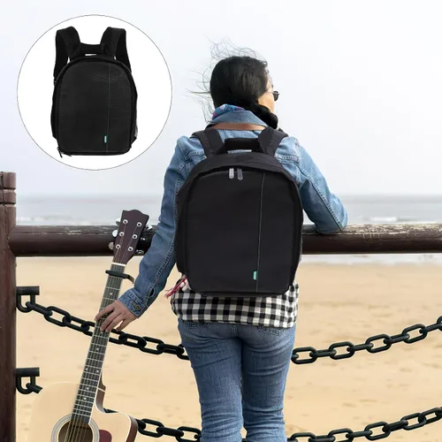 Miniatura 9 de SOLUSTRE Bolsa de cámara Mochilas impermeables para cámara réflex digital SLR estuche de cámara de viaje Mochila de fotografía de gran capacidad