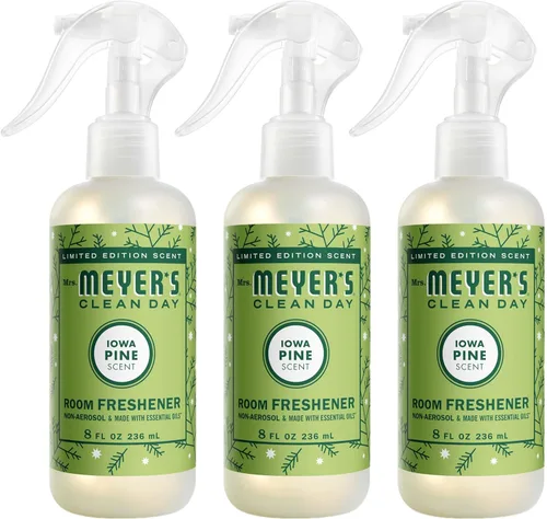Miniatura 30 de Mrs. Meyer's Clean Day - Ambientador en espray, atomizador sin aerosol infundido con aceites esenciales, albahaca, 8 onzas líquidas