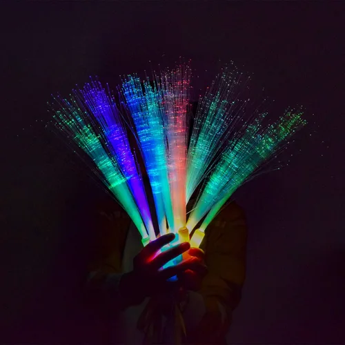 Miniatura 2 de M.best 72 varillas luminosas para fiestas, 3 modos de luz LED intermitente colorida para recuerdos de fiesta