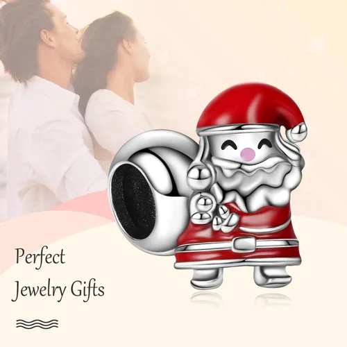 Miniatura 4 de Annmors Christmas Charm for Woman-925 Sterling Silver Dangle Pendant Bead,Girl Jewelry Beads Gifts for Women Bracelet&Necklace