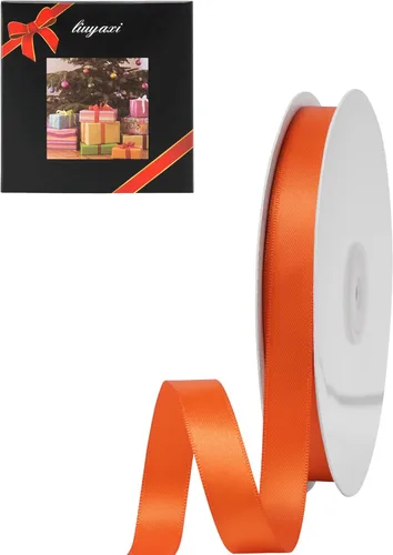 Miniatura 26 de LIUYAXI - Cinta de satén roja de doble cara, 2 pulgadas X 25 yardas continuas, cintas perfectas para envolver regalos, ramo de boda, decoración DIY