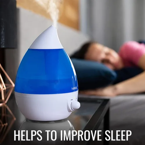 Miniatura 4 de Habitat Humidificador ultrasónico de niebla fría con tanque grande de 2.5 L, humidificador silencioso con luz LED para dormitorio, 24 horas