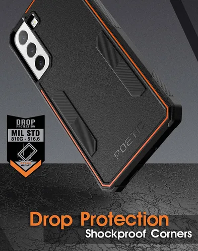 Miniatura 4 de Poetic Neon Series - Funda diseñada para Samsung Galaxy S22 Plus 5G de 6.6 pulgadas, doble capa, resistente, resistente, ligera, delgada, a prueba