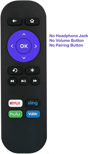Miniatura 4 de Mando a distancia reemplazado para Roku 1 2 3 4 HD LT XS XD Roku Express 3900R Premiere 4620XB 4210XB 3900R 2500R 2700R 2450XB con botones de acceso