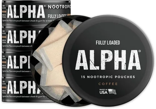 Miniatura 21 de Bolsas Nootrópicas Alpha Fuel Completamente Cargadas (Wintergreen Fuel) - Bolsas de Energía Nootrópicas con Cafeína, Alpha GPC, Tirosina, Taurina