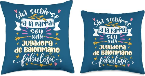 Miniatura 3 de Regalo Original Para Jugadora de Balonmano Regalos Jugadora de Balonmano Fabulosa Divertido Mujer Balonmanista - Almohada (16 x 16 pulgadas)