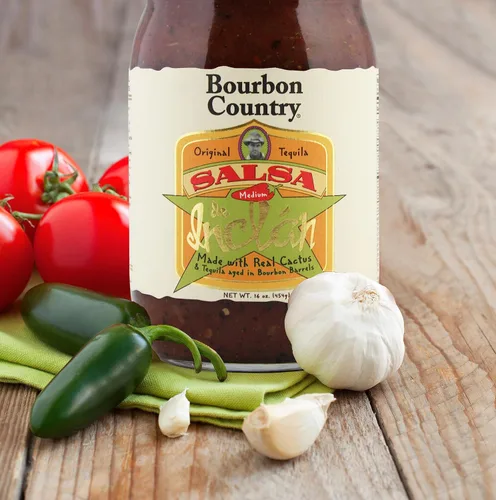 Miniatura 2 de Bourbon Country Salsa De Inclan Todo natural, sin conservantes, lote pequeño, cocinado con tequila añejado en barril de bourbon y cactus mexicano