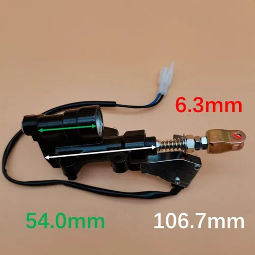 Miniatura 4 de Cilindro maestro de freno trasero compatible con Honda Goldwing 1500 GL1500A GL1500SE Aspencade GL1500 A SE 43510-MT8-305 1995 1996 1997 1998 1999