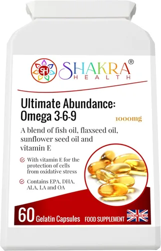 Miniatura 6 de Ultimate Abundance: Omega 3-6-9 El suplemento completo de aceite de pescado - Espiritualidad, ciencia y suplementos por Shakra Health