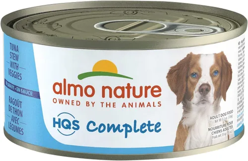 Miniatura 8 de Almo Nature HQS - Cena completa de pollo con piña y huevo en salsa, sin granos, comida húmeda enlatada para perros adultos, triturada.