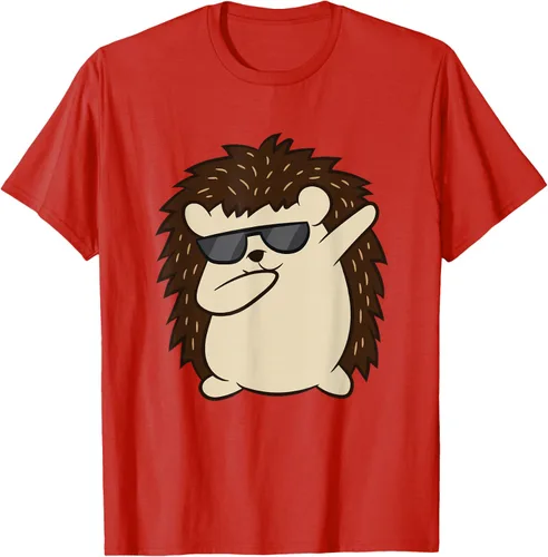 Miniatura 82 de Dabbing Hedgehog Funny Hedgehog Camiseta S
