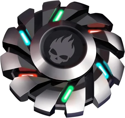 Miniatura 12 de Spinner de metal para niños y adultos, alta velocidad y silencio con luz brillante, spinner de dedos genial, anti-ansiedad y liberación de estrés
