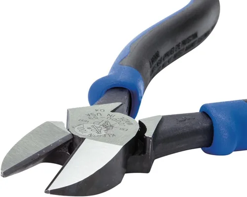 Miniatura 7 de Klein Tools Alicates J2000-59, fabricados en EE. UU., Alicates de corte diagonal con diseño de alto apalancamiento, cabeza más grande y cuchillas