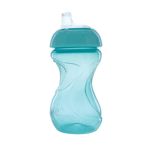 Miniatura 4 de Nuby Mini Gripper - Vaso de silicona suave con boquilla de 6 onzas sin derrames, 6 onzas, para niñas, 6 meses
