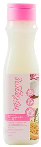 Milagros Shampoo Emergencia Capilar Productos Colombianos para el Cuidado del Cabello para Crecimiento, Fortalecimiento y Reparación Natural Set de