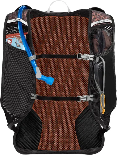 Miniatura 3 de CamelBak Octane 12 Mochila de hidratación para senderismo, depósito Fusion, color negro/albaricoque, 70 onzas Negro/Albaricoque 2.0
