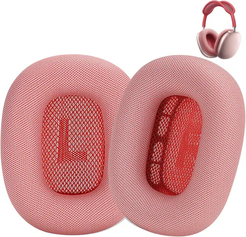 Miniatura 12 de Almohadillas de repuesto Earrock para auriculares AirPods Max, almohadillas cubiertas de piel de proteína con espuma viscoelástica y imán