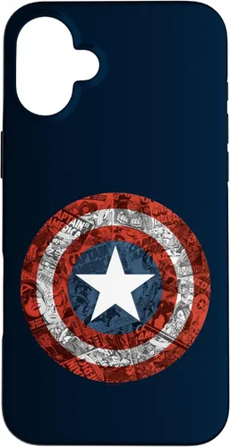 Miniatura 22 de Carcasa para iPhone 11, diseño de Capitán América, con escudo de cómics