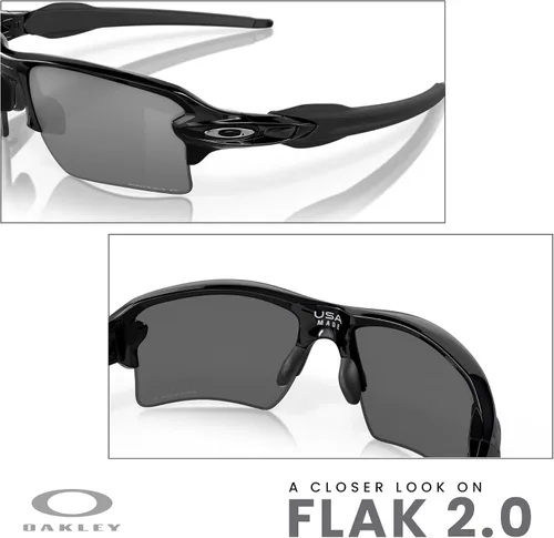 Miniatura 6 de Oakley Flak 2.0 XL OO9188 - Gafas de sol para hombre + correa + kit de cuidado de diseñador iWear