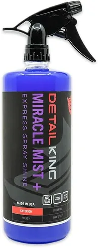 Miniatura 4 de Detail King Miracle Mist+ - Cera en aerosol para limpieza de automóviles sin agua, limpiador de ventanas de automóvil, seguro en todas