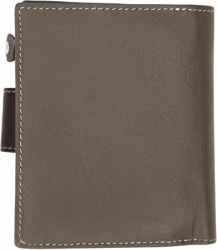 Miniatura 3 de Cartera de piel auténtica RFID para mujer, multicolor, 10 ranuras para tarjetas