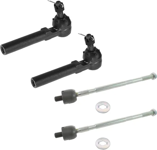 Miniatura 142 de TRQ Juego de barras de acoplamiento delanteras interiores y exteriores de 4 piezas compatible con Jeep Cherokee 1991-2001 y Comanche 91-92