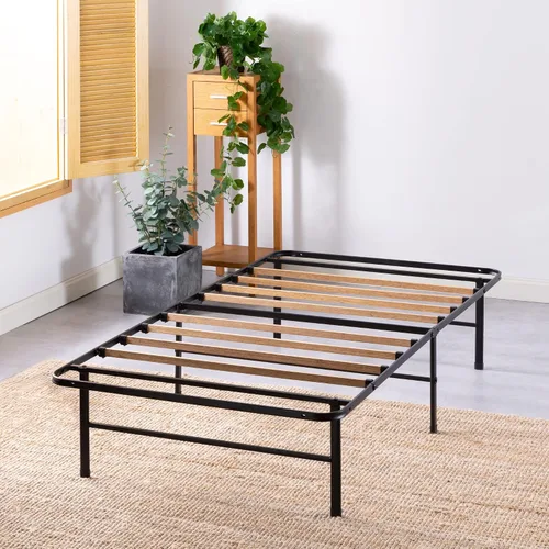 Miniatura 16 de Base inteligente MyEuro de Sleep Master. Soporte de colchón de tablillas de madera, Acero, Negro