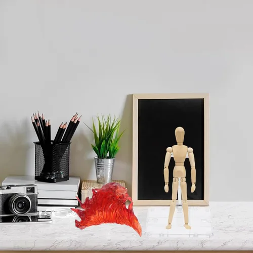 Miniatura 8 de iplusmile iplusmile Soporte para figuras de acción, Estante de exhibición para figuras, Soporte para figuras de acción de montaje DIY, Soporte