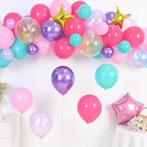 Miniatura 4 de Kit de arco de globos de graduación azul y dorado 2026, decoraciones de graduación 2026, globos dorados del número 2026 con explosión de estrella