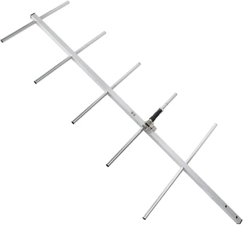Miniatura 3 de HYS YAGI Antena 9dBi de alta ganancia UHF 27.6 in Base Antena (400-470MHz) Antena exterior de 5 elementos para radioaficionados, GMRS, sistemas