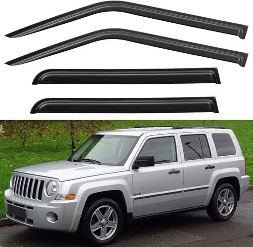 Miniatura 101 de YQAUTEC Viseras de Ventana Protectores de Lluvia para Honda Civic 2022 2023 2024 2025 2026, Deflectores de Viento de Ventilación de Ventana Fuera