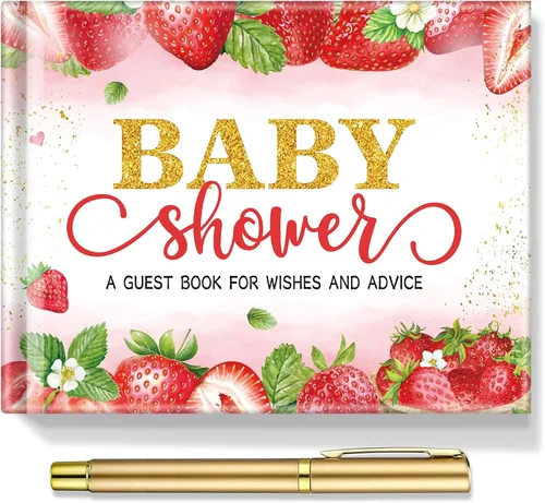 Miniatura 15 de Fuyoooo 27 piezas de libro de invitados para baby shower de safari en la jungla con tarjeta de lugar floral y sello de inicio de sesión para baby