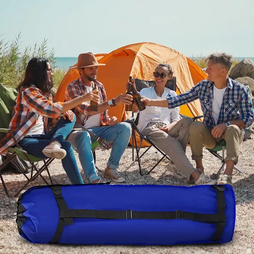 Miniatura 7 de PATIKIL Bolsa de repuesto para silla de campamento de 47 pulgadas, bolsa plegable para silla de campamento 900D, bolsa de transporte Oxford de boca