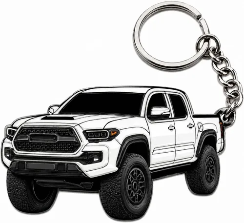 Miniatura 14 de Llavero Tacoma – Accesorios Tacoma 2016-2022 mods 2023 2024 Cool Key Chain Fob Cover 3ª generación Toy Truck