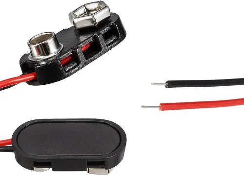 Miniatura 6 de Shanghj 6 juegos 110dB electrónica mini sirena piezoeléctrica DC 12V seguro antirrobo de alto decibelio alarma de zumbador activo con 9V clip