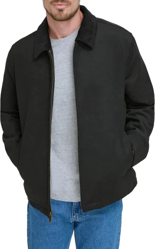 Miniatura 5 de Dockers Chaqueta de mezcla de lana con parte inferior abierta para hombre con babero acolchado