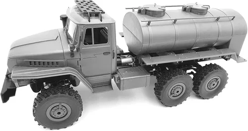 Miniatura 4 de Chasis de rastro de tanque de aceite, simulación de plástico de metal, tanque de aceite, kit de neumáticos de repuesto, durabilidad, tanques