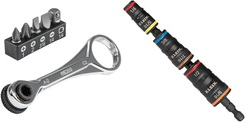 Miniatura 8 de Klein Tools Juego de mini trinquete de 5 piezas y juego de destornilladores electrónicos 4 en 1
