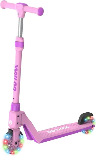Miniatura 14 de Gotrax K03 - Patinete para niños con ruedas de 5" con luz LED y manillares ajustables, diseño ligero y plataforma antideslizante, carga máxima