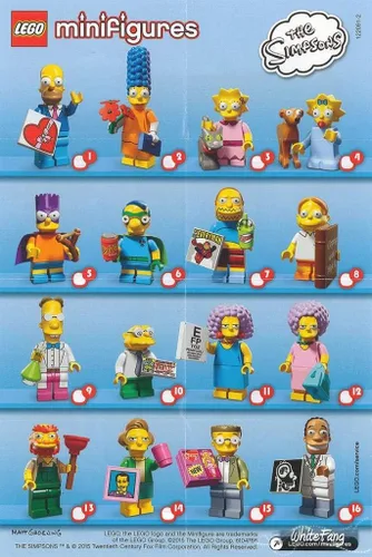 Miniatura 4 de LEGO Minifiguras Los Simpsons Serie 71009 Kit de Construcción