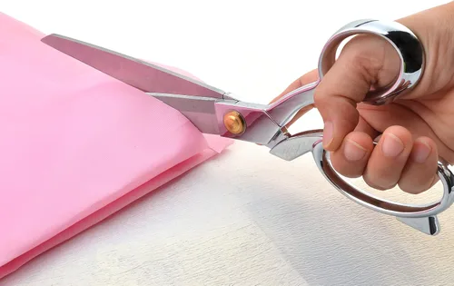 Miniatura 4 de eZthings®, tijeras resistentes tapizadas de 12" para cortes artísticos y confección de manualidades, tapetes. Plata de 10.5 pulgadas